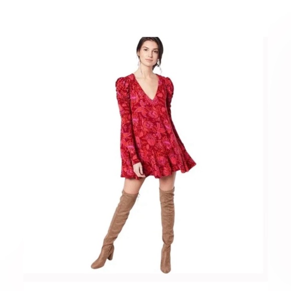 NWT FREE PEOPLE Mini Dress, Size XS - Picture 1 of 7